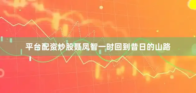 平台配资炒股聂凤智一时回到昔日的山路